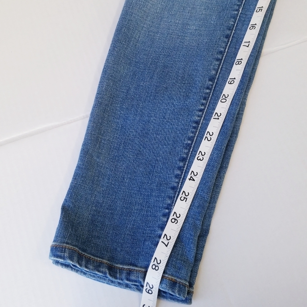 Frye | Mid Blue Relaxed Skinny Jeans 30 - Picture 8 of 10